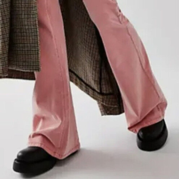 NWOT Free People Penny Pull On Cords Size 27 Pink Z4 - Picture 2 of 5